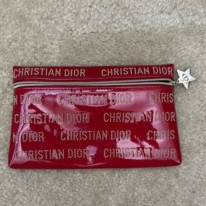 Dior Red Clutch Bag